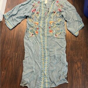 Johnny Was blue summer Kimono